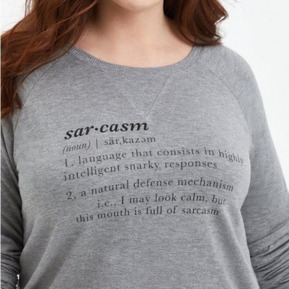 NWOT women’s Torrid 1 Super Soft Graphic Tee Grey Raglan Top 1X 1XL 14 16